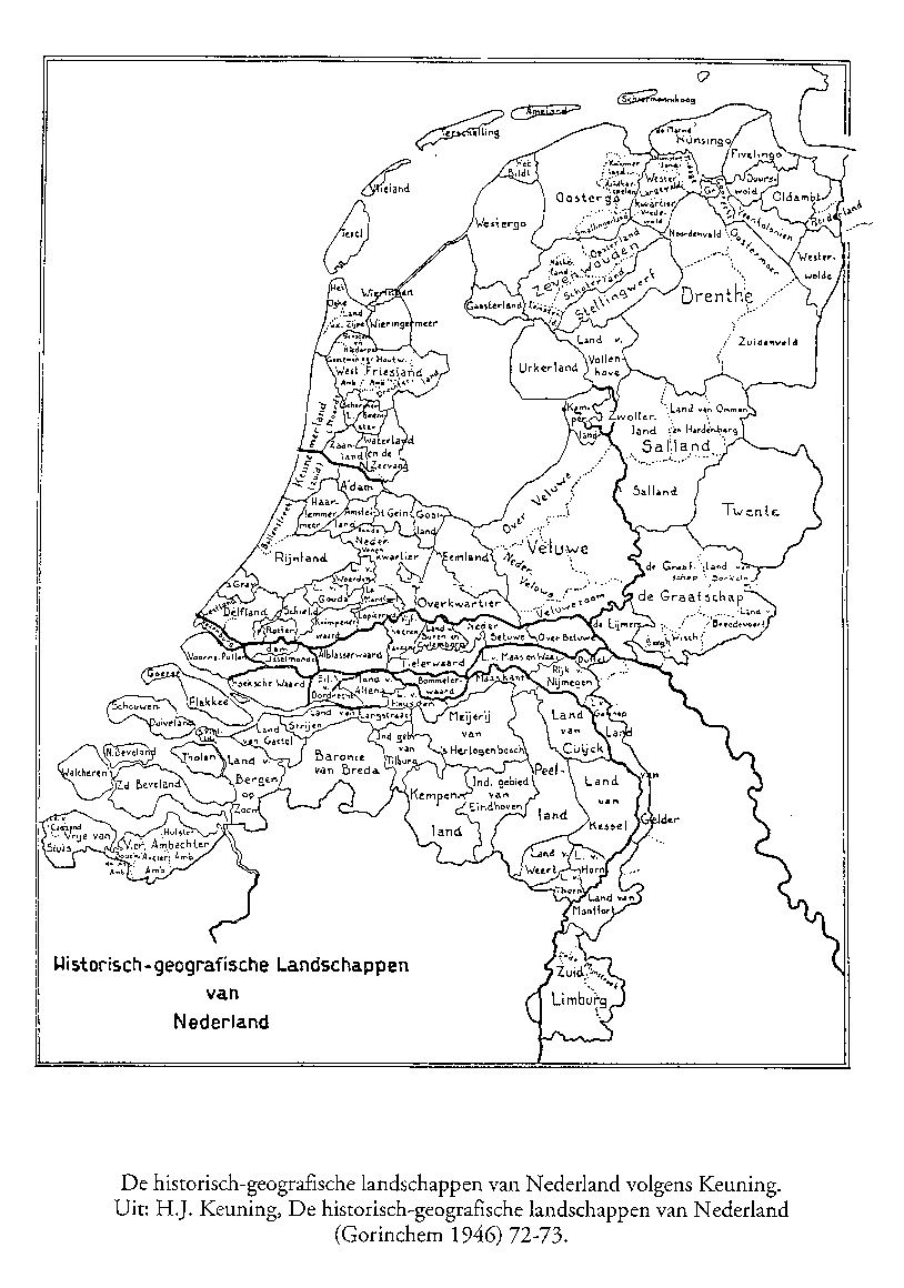H.J. Keuning: 'De historisch-geografische landschappen van Nederland.
